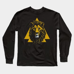 Lion Face Long Sleeve T-Shirt